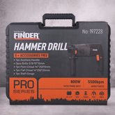 مثقاب طرق كهربائي Finder Hammer Drill – 800 واط / همر sds 
Finder Hammer Drill – 800 Watts NO:197228